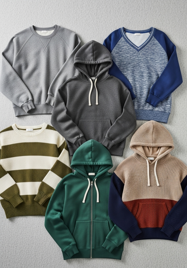 Knitwear (Circular Knit) Sweatshirts & Hoodies