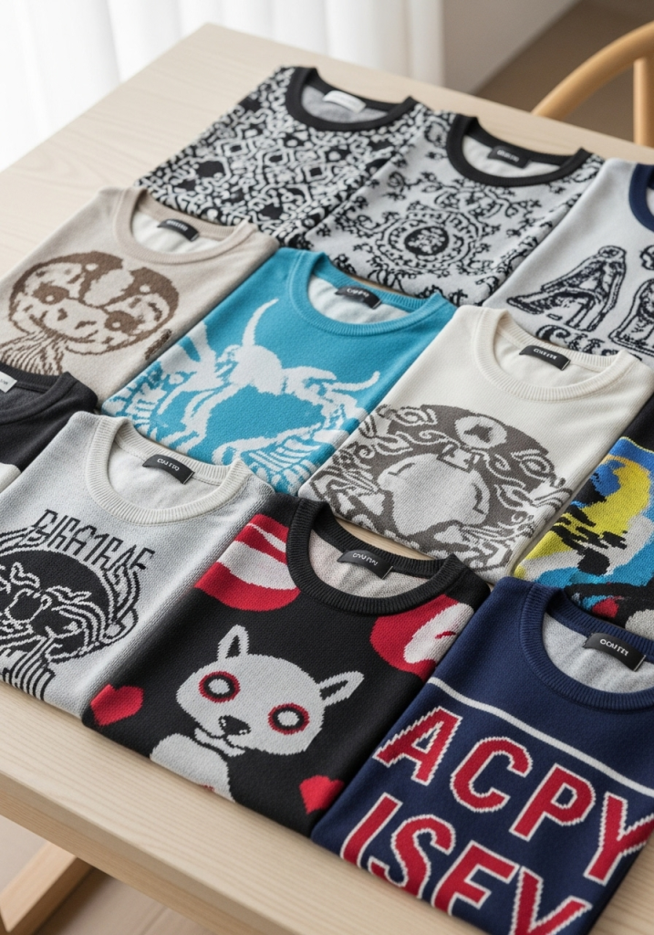 Knitwear (Circular Knit) T-shirts  graphic