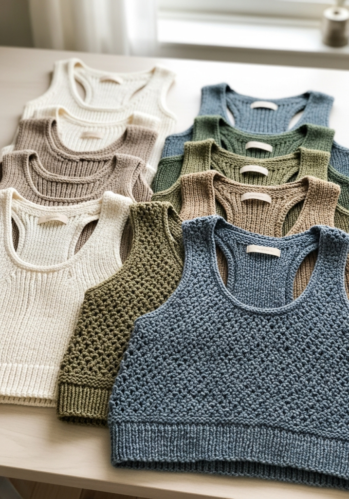 Knitwear (Circular Knit) Tank Tops